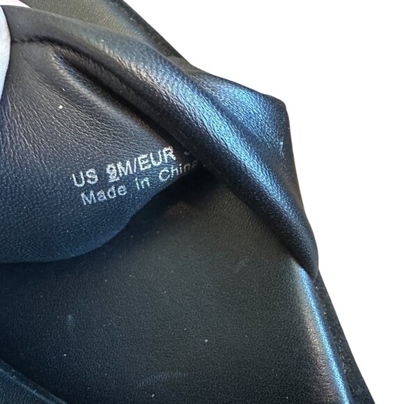 Vince Bowie Platform Sandals Strappy Black Leather Square Toe Size 9 Women's - Picture 10 of 10